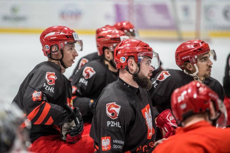 Ice Hockey. Poland national team. Training. 13.12.2021
