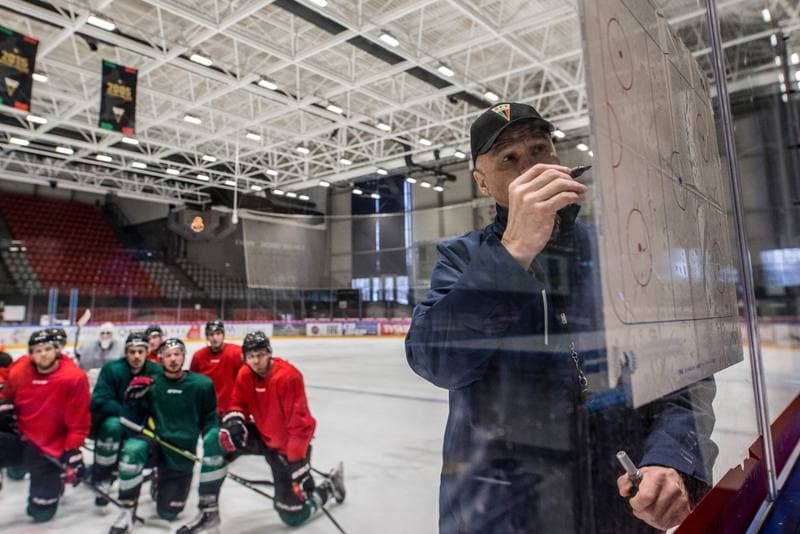 Ice Hockey. GKS Tychy. Training. 05.01.2022