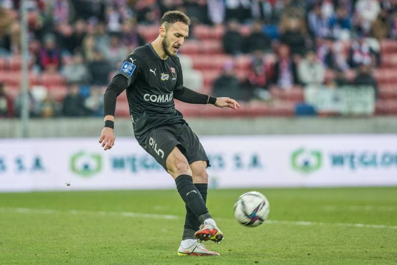 Football. PKO BP Ekstraklasa. Gornik Zabrze - Cracovia Krakow. 06.03.2022