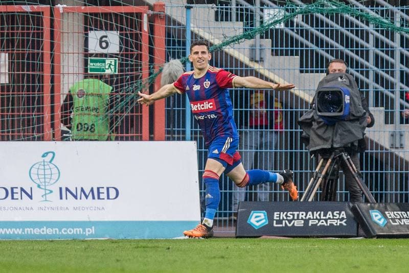 Football. PKO BP Ekstraklasa. Piast Gliwice - Jagiellonia Bialystok. 23.04.2022