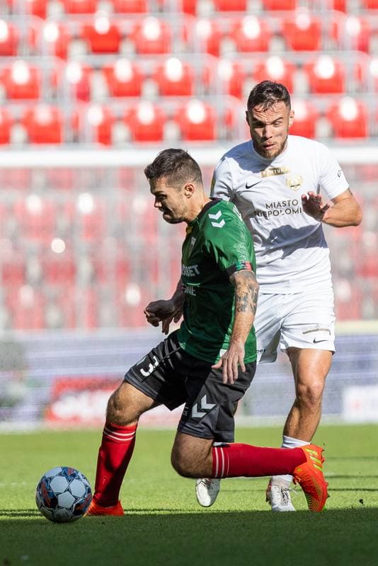 Football. Fortuna I Liga. GKS Tychy - Puszcza Niepolomice. 23.10.2022