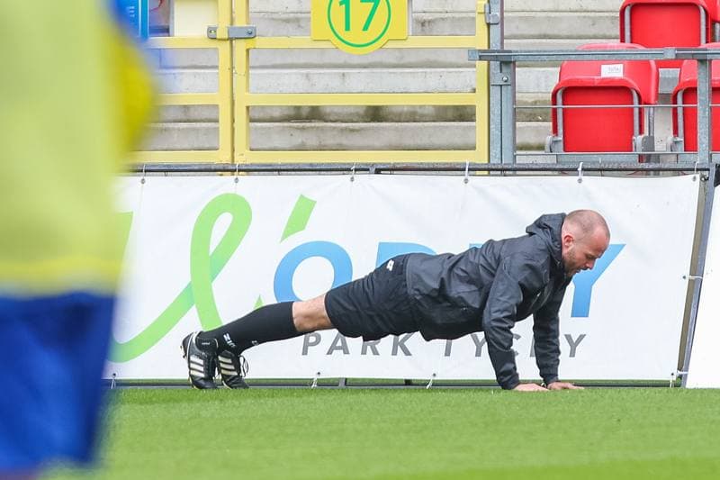 Football. Fortuna I Liga. GKS Tychy - Arka Gdynia. 08.04.2023
