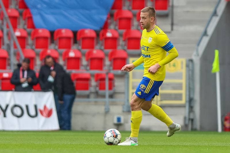 Football. Fortuna I Liga. GKS Tychy - Arka Gdynia. 08.04.2023