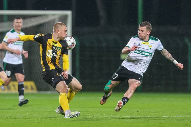 Football. Fortuna I Liga. GKS Katowice - Gornik Leczna. 15.04.2023