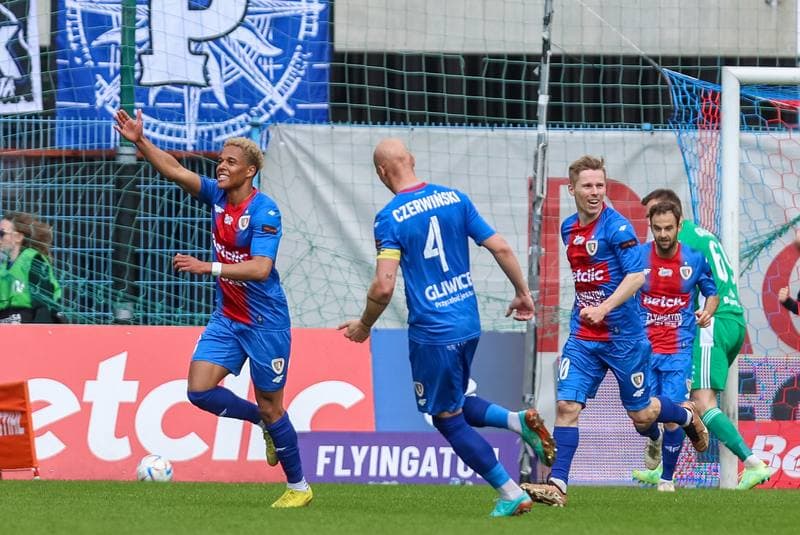 Football. PKO BP Ekstraklasa. Piast Gliwice - Wisla Plock. 16.04.2023