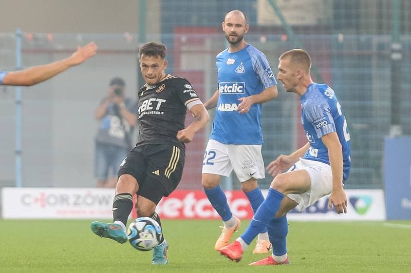 Football. PKO BP Ekstraklasa. Ruch Chorzow - LKS Lodz. 28.07.2023