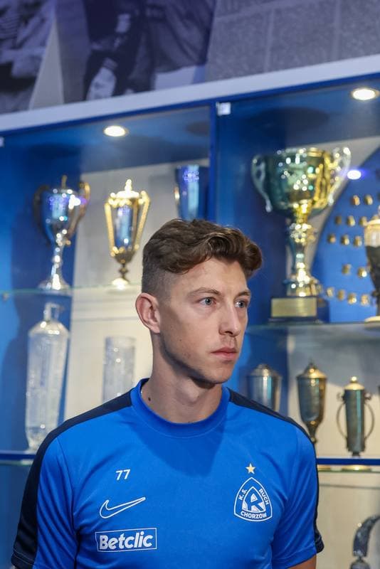 Football. Ruch Chorzow. Press Conference. 21.09.2023