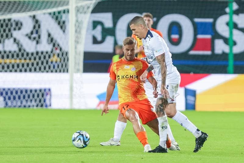 Football. PKO BP Ekstraklasa. Gornik Zabrze - Zaglebie Lubin. 02.10.2023