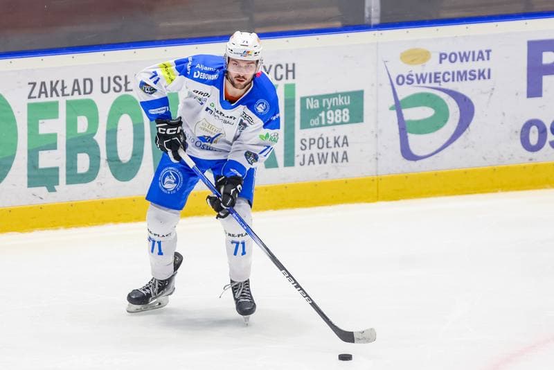 Ice Hockey. Tauron Hokej Liga. Re-Plast Unia Oswiecim - JKH GKS Jastrzebie. 29.10.2023