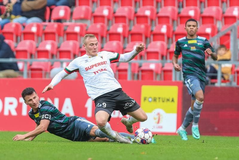 Football. Fortuna I Liga. GKS Tychy - Lechia Gdansk. 05.11.2023