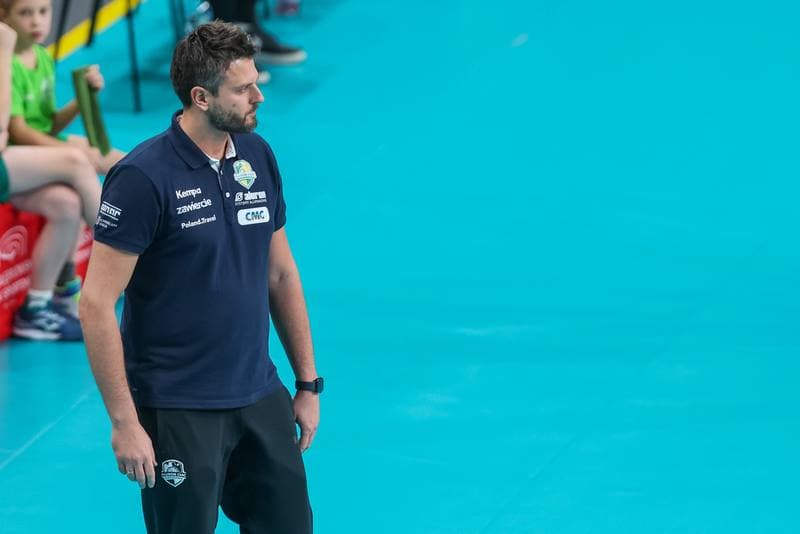 Volleyball. CEV Volleyball Cup. Aluron CMC Warta Zawiercie - Hebar Pazardzik. 23.11.2023