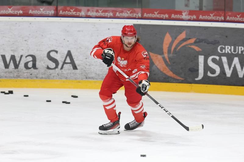 Ice Hockey. Poland national team. Training. 10.12.2023