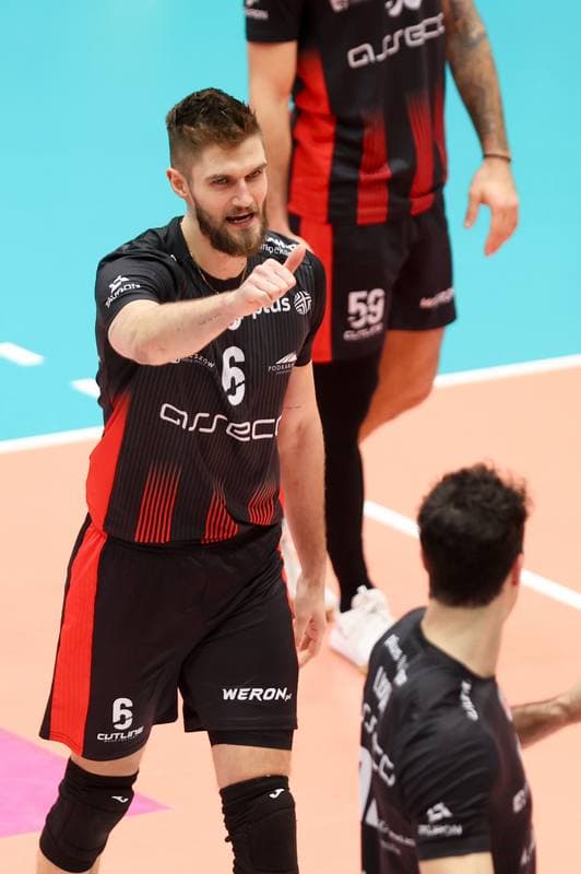 Volleyball. PlusLiga. Aluron CMC Warta Zawiercie - Asseco Resovia Rzeszow. 25.01.2024