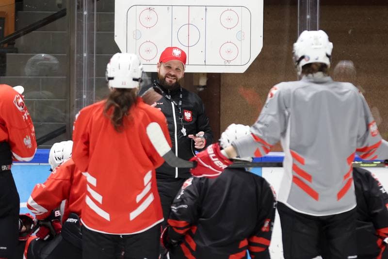 Ice Hockey. Poland national team. Training. 05.02.2024