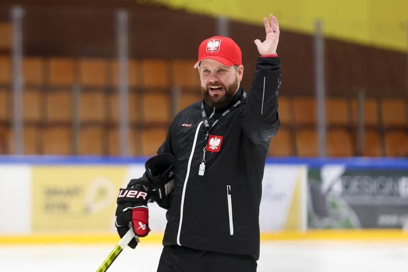 Ice Hockey. Poland national team. Training. 05.02.2024