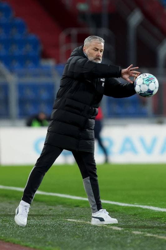 Football. Fortuna:Liga. Banik Ostrava - Viktoria Plzen. 13.02.2024