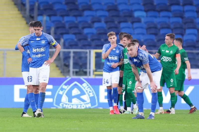 Football. PKO BP Ekstraklasa. Ruch Chorzow - Warta Poznan. 17.02.2024