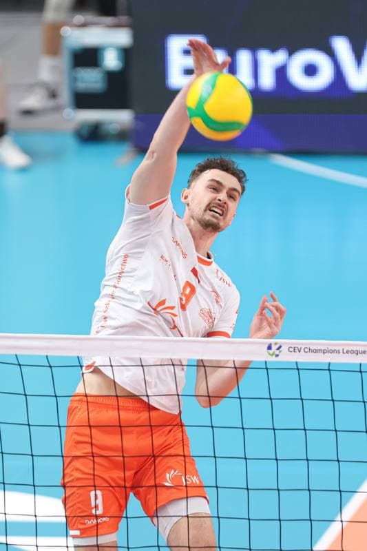 Volleyball. CEV Champions League. Jastrzebski Wegiel - Gas Sales Daiko Piacenza. 28.02.2024