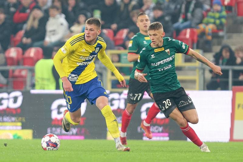 Football. Fortuna I Liga. GKS Tychy - Arka Gdynia. 01.03.2024