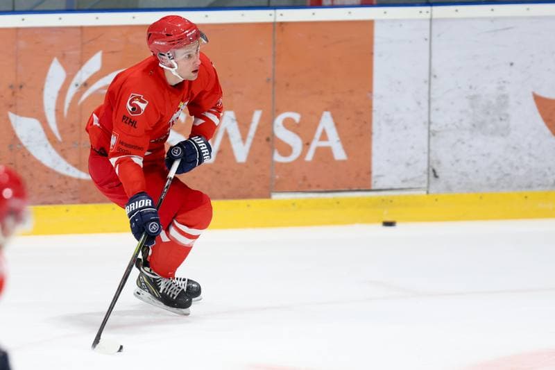 Ice Hockey. Poland national team. Training. 02.04.2024