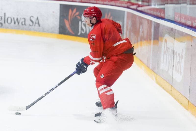 Ice Hockey. Poland national team. Training. 02.04.2024