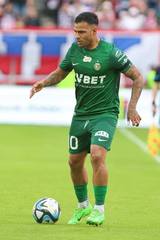 Football. PKO BP Ekstraklasa. Gornik Zabrze - Slask Wroclaw. 14.04.2024