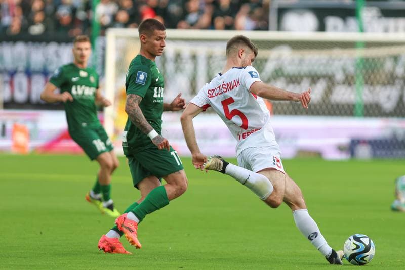 Football. PKO BP Ekstraklasa. Gornik Zabrze - Slask Wroclaw. 14.04.2024