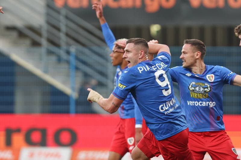 Football. PKO BP Ekstraklasa. Piast Gliwice - Zaglebie Lubin. 15.04.2024