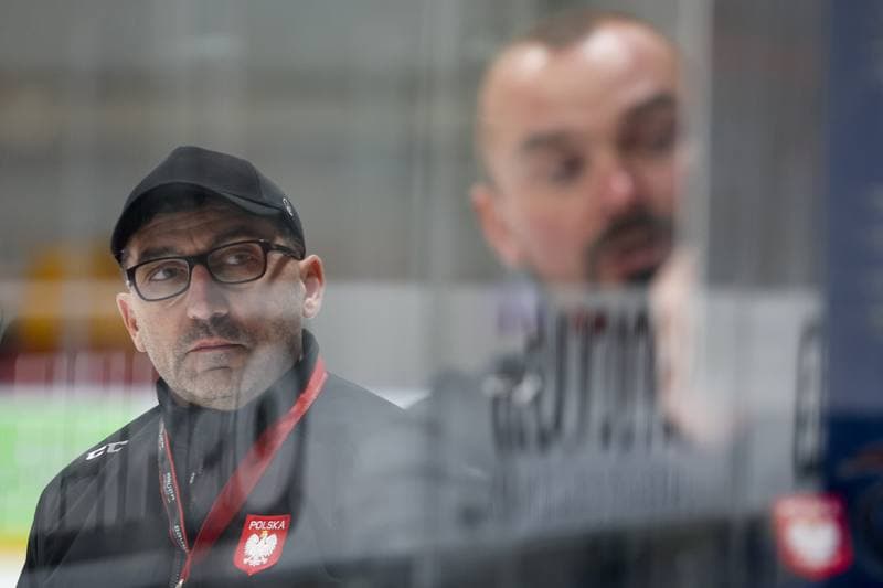 Ice Hockey. Poland national team. Training. 16.04.2024