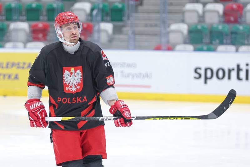 Ice Hockey. Poland national team. Training. 06.05.2024