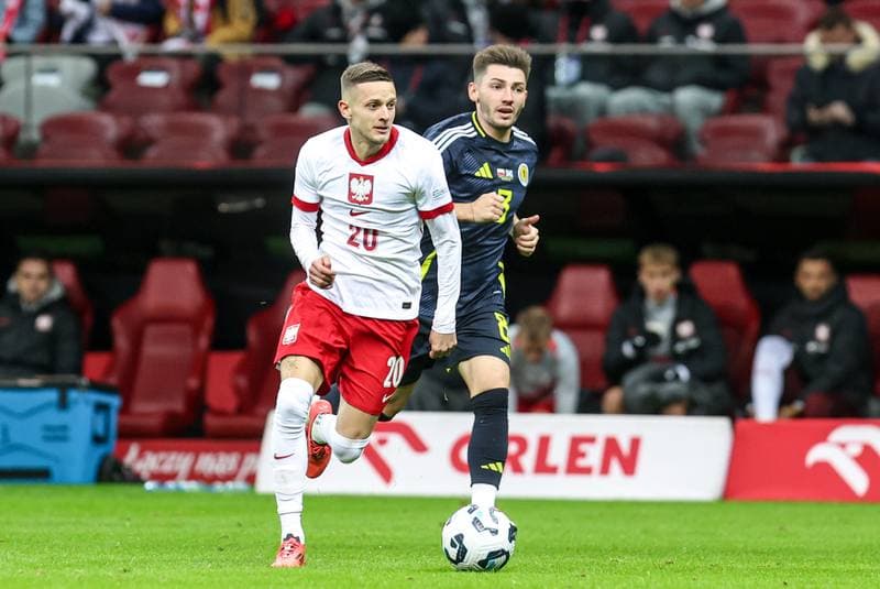 Football. UEFA Nations League. Poland - Scotland. 18.11.2024