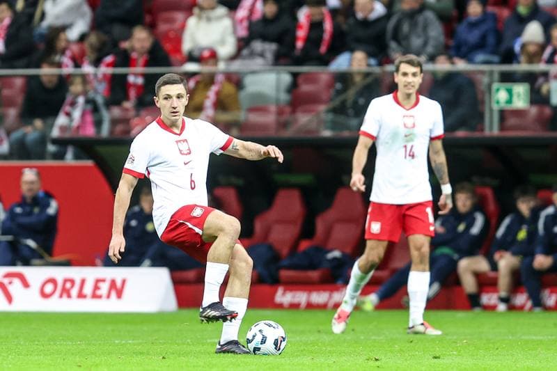 Football. UEFA Nations League. Poland - Scotland. 18.11.2024