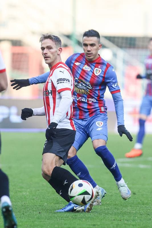 Football. PKO BP Ekstraklasa. Piast Gliwice - Cracovia Krakow. 08.12.2024