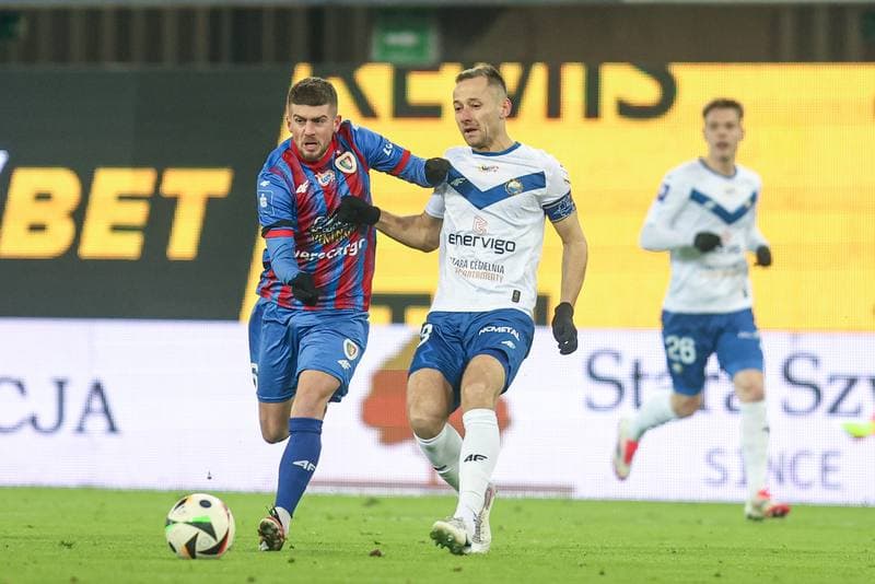 Football. PKO BP Ekstraklasa. Piast Gliwice - Stal Mielec. 21.02.2025
