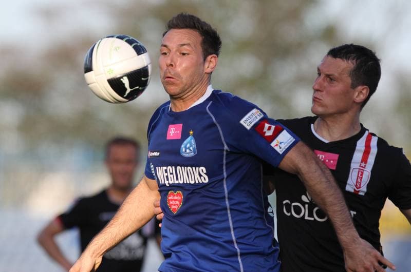 Football. T-Mobile Ekstraklasa. Ruch Chorzow - LKS Lodz. 28.04.2012