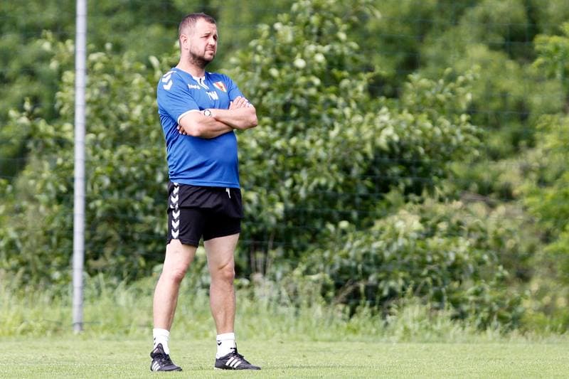 Football. Sparing. Bruk-Bet Termalica Nieciecza - Korona Kielce. 25.06.2016