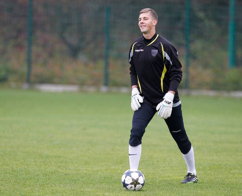 Football. GKS Katowice. Training. 15.01.2015