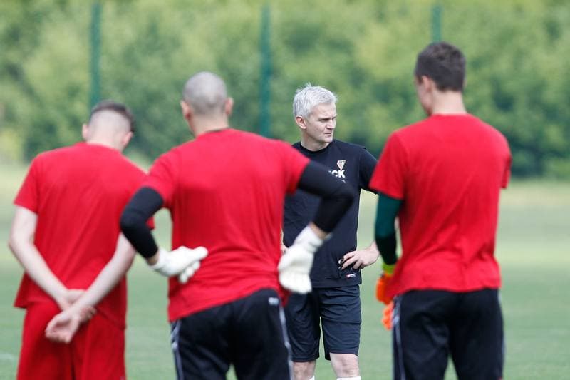 Football. Zaglebie Sosnowiec. Training. 22.06.2016