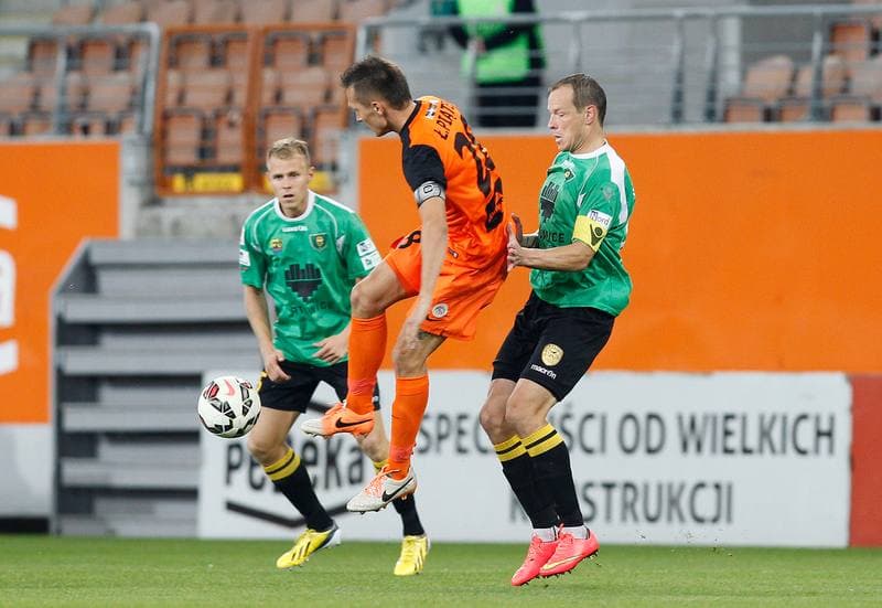 Football. I Liga. Zaglebie Lubin - GKS Katowice. 28.09.2014