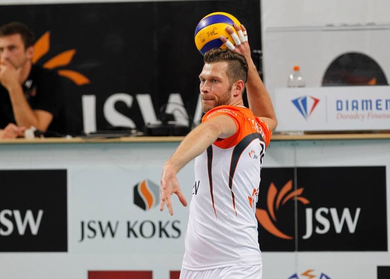 Volleyball. Sparing. Jastrzebski Wegiel - Berlin Recycling Volleys. 01.10.2014