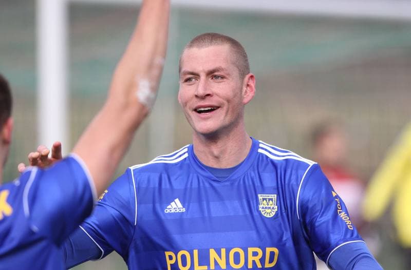 Football. Bytom I liga. Ruch Radzionkow - Arka Gdynia. 07.04.2012