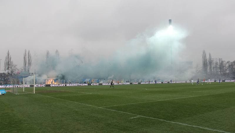 Football. T-Mobile Ekstraklasa. Ruch Chorzow - Gornik Zabrze. 15.04.2012