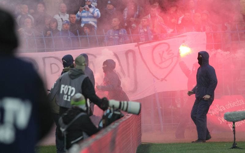 Football. T-Mobile Ekstraklasa. Ruch Chorzow - Gornik Zabrze. 15.04.2012