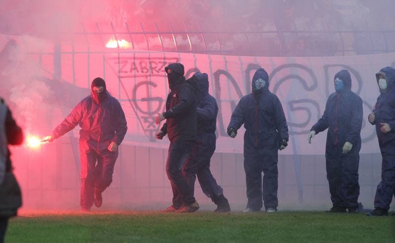 Football. T-Mobile Ekstraklasa. Ruch Chorzow - Gornik Zabrze. 15.04.2012