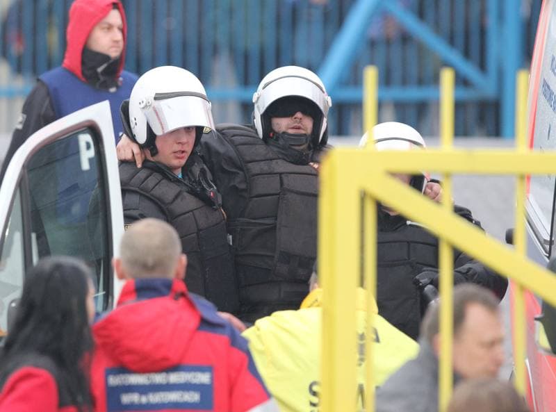 Football. T-Mobile Ekstraklasa. Ruch Chorzow - Gornik Zabrze. 15.04.2012