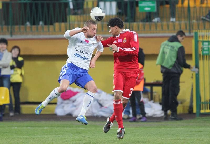 Football. T-Mobile Ekstraklasa. Podbeskidzie Bielsko-Biala - Wisla Krakow. 21.04.2012