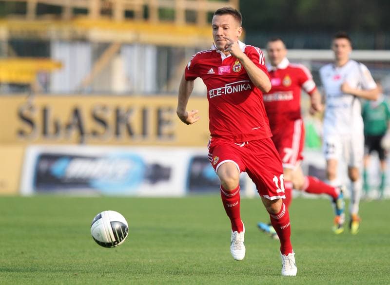 Football. T-Mobile Ekstraklasa. Gornik Zabrze - Wisla Krakow. 03.05.2012