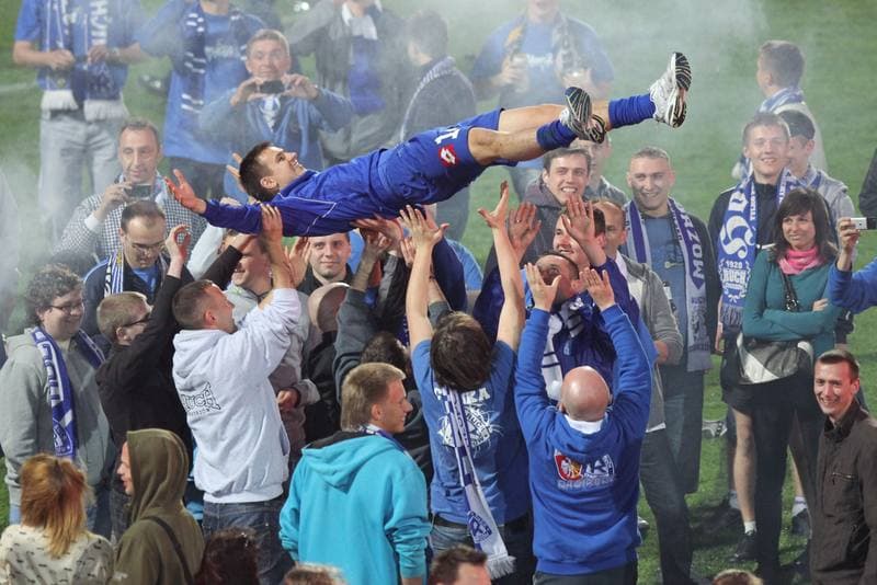 Football. T-Mobile Ekstraklasa. Ruch Chorzow - Lechia Gdansk. 06.05.2012
