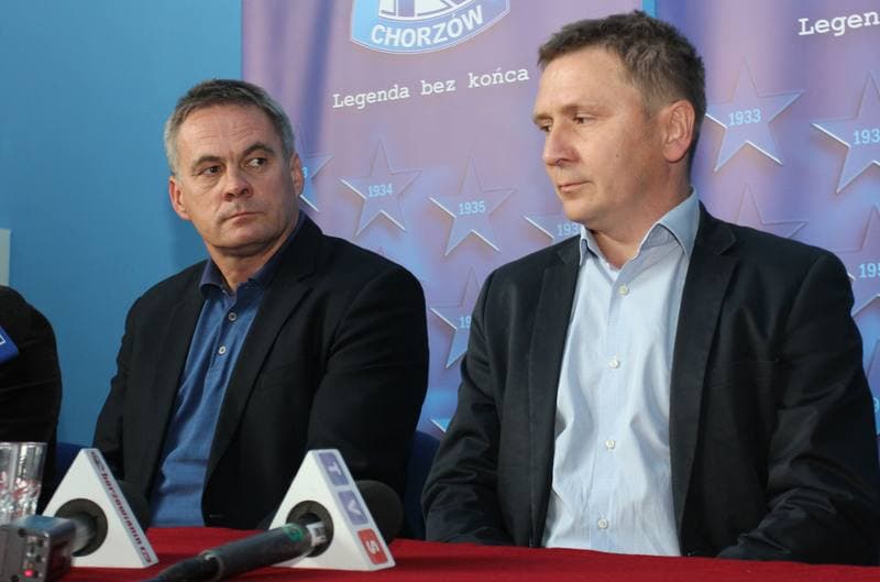 Football. Ruch Chorzow. Press Conference. 05.09.2012