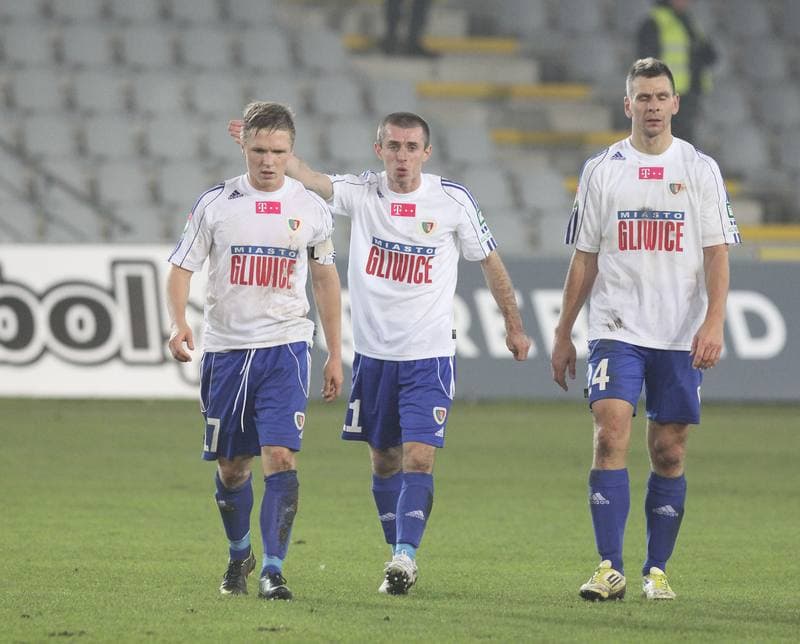 Football. T-Mobile Ekstraklasa. Korona Kielce - Piast Gliwice. 23.11.2012